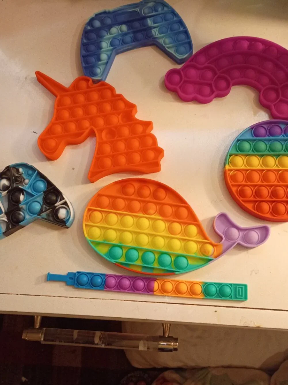 Set of 6 Pop Push Fidget Toys